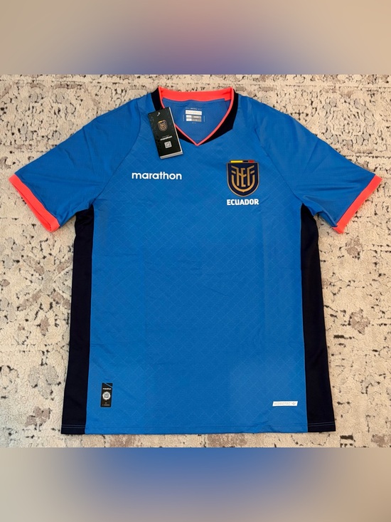 Marathon Other - Marathon Authentic Ecuador National Team Blue Training Jersey Men’s Size Large
